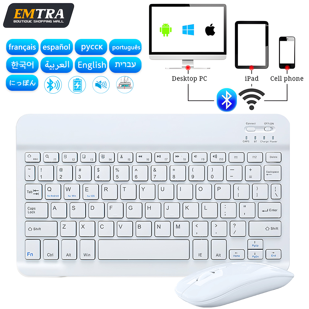 Wireless Keyboard Mini - EMTRA Wireless Keyboard Bluetooth Keyboard and