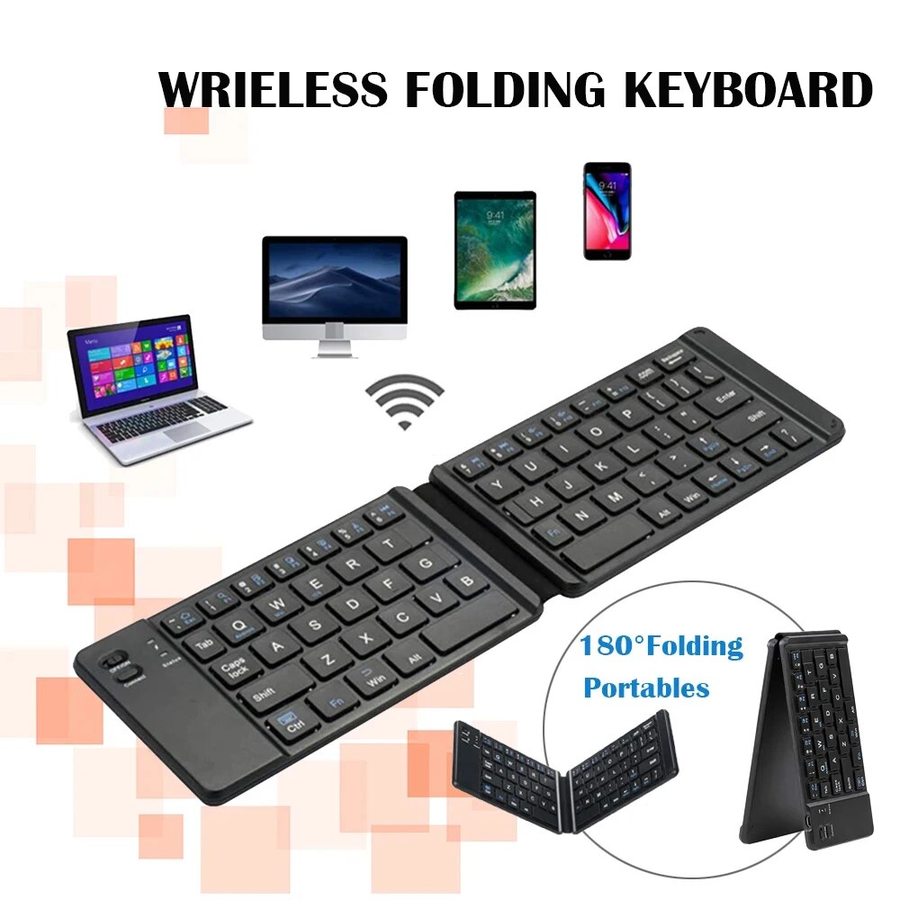 Folding Bluetooth Keyboard For – Wireless Keyboard Mini recenzja i cena