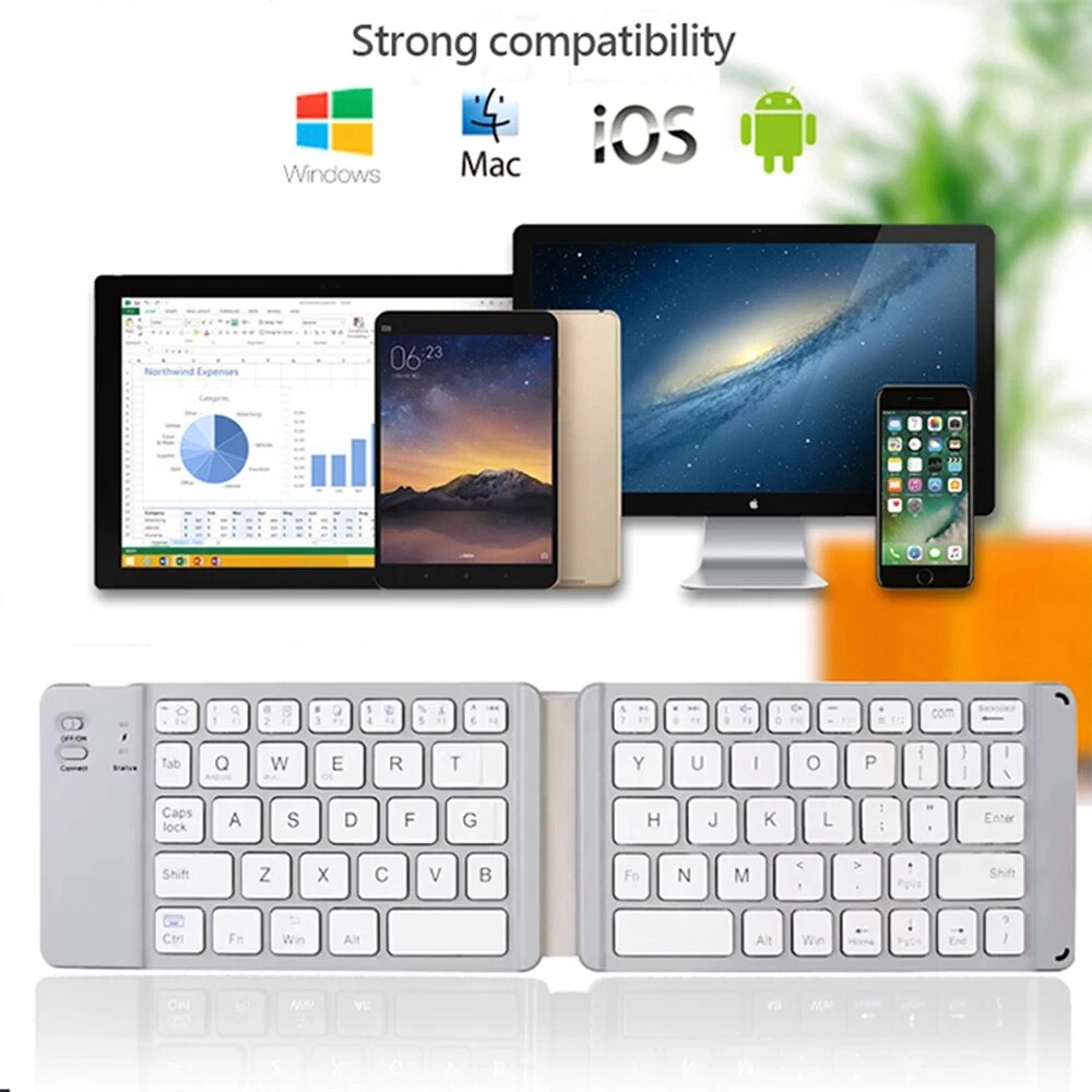 Folding Bluetooth Keyboard For – Wireless Keyboard Mini recenzja i cena