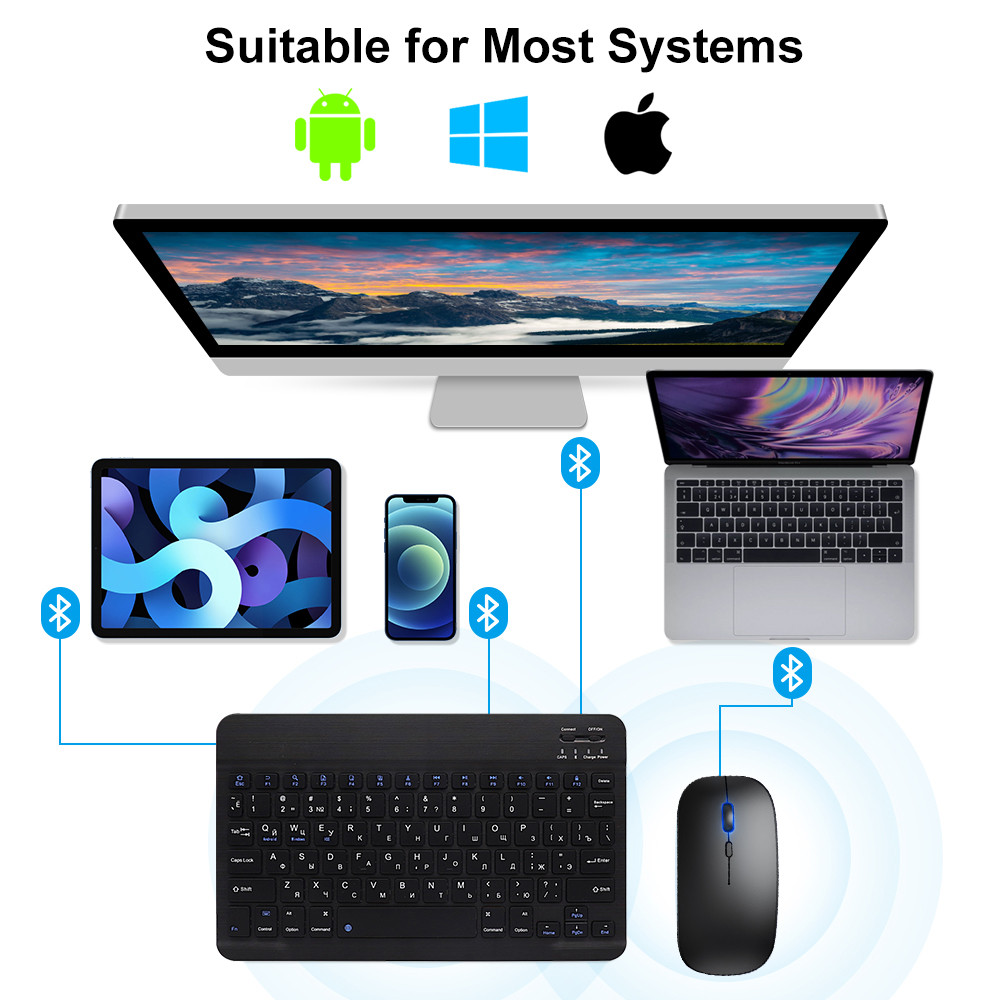 EMTRA Wireless Keyboard Blueto – Wireless Keyboard Mini recenzja i cena