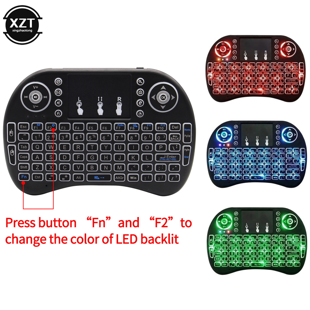 Backlit English Russian French – Wireless Keyboard Mini recenzja i cena