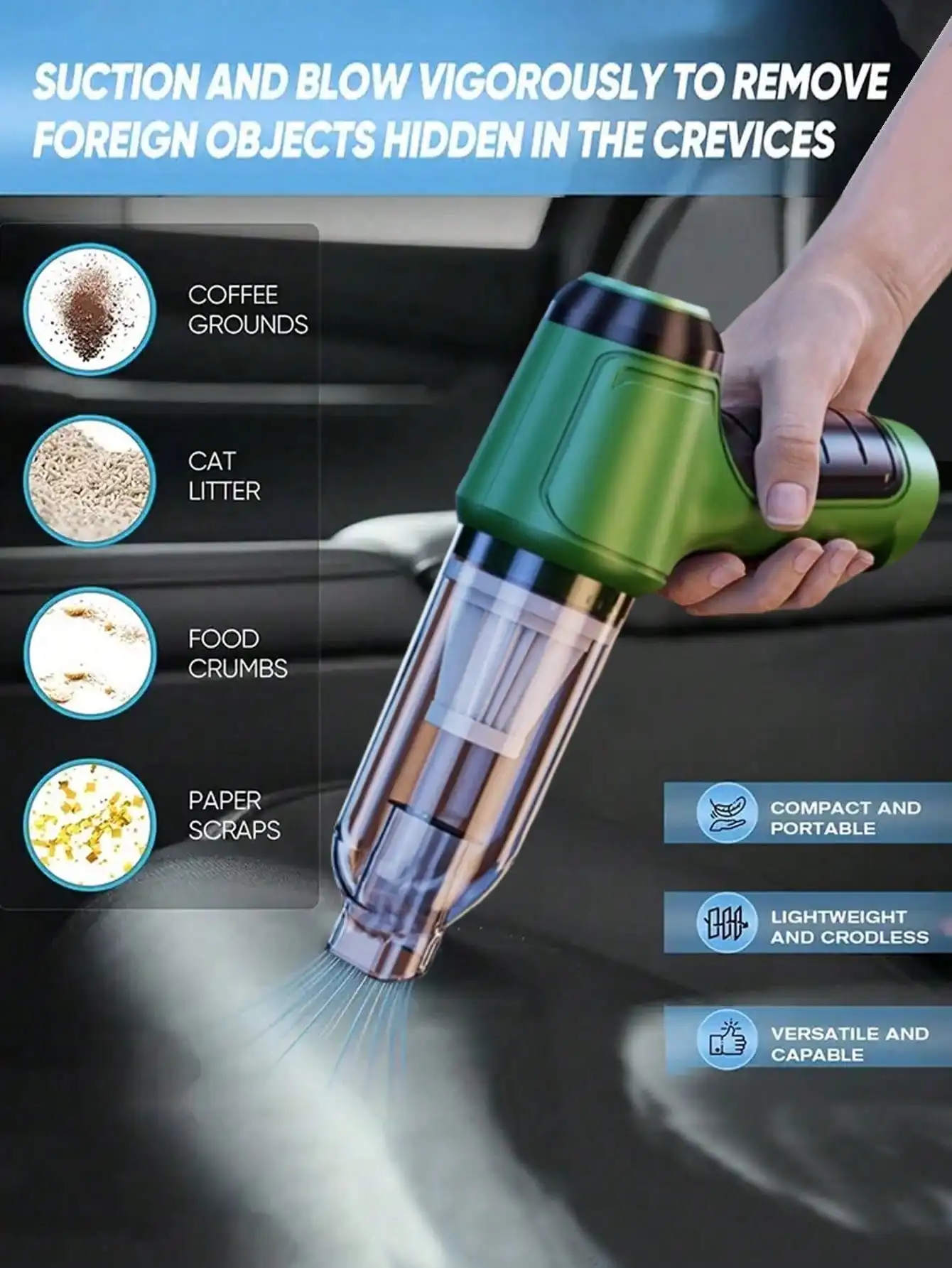 Portable Wireless Vacuum Clean – Wireless Keyboard Mini recenzja i cena